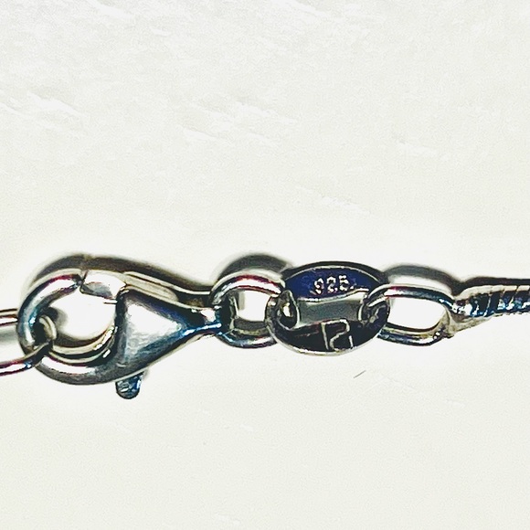 Sparkling Sterling Silver Cubic Zirconia Locket Necklace - Picture 6 of 9